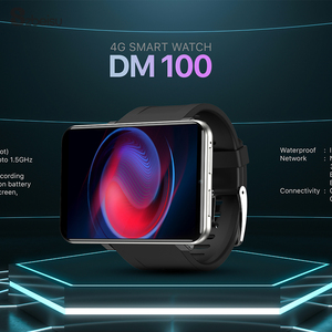 Montre connectée DM100 4G avec écran tactile IPS de 2,86 pouces, système d'exploitation Android, GPS, WiFi, caméra, fonctions d'appel, moniteur de fréquence cardiaque, téléphone au poignet - Product Image 2
