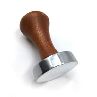 Presse à café en bois personnalisée de haute qualité pour la vente en gros, tamper pour machine à café, idéal pour les cafés