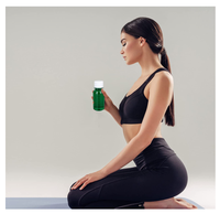 Botol Minuman Plastik Mini 2OZ 60ml Merek Yiwei Terlaris dengan Sablon untuk Teh, Sampanye, dan Minuman Energi