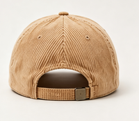 Casquette de baseball unisexe en velours côtelé personnalisable – Style sportif, automne/hiver, plusieurs couleurs, sur commande, logo brodé personnalisé