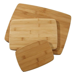 ชุดเขียงไม้ไผ่ 3 ชิ้น รูปทรงสี่เหลี่ยมผืนผ้า สำหรับหั่นอาหารในครัว - Product Image 3