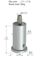 Serre-câbles (clips pour câbles métalliques) avec quincaillerie réglable en laiton et alliage d'aluminium de haute qualité pour kits de suspension - Changyi