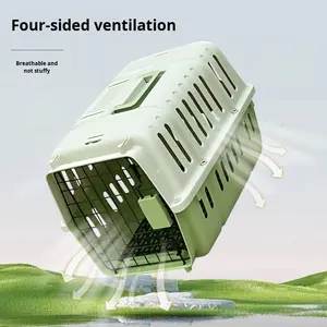 Livraison rapide compagnie <span class=keywords><strong>a</strong></span>érienne approuvée Portable en plastique grand chenil <span class=keywords><strong>de</strong></span> voyage <span class=keywords><strong>a</strong></span>érien sur roues Pet chien <span class=keywords><strong>chat</strong></span> transporteur caisse <span class=keywords><strong>Cage</strong></span> à <span class=keywords><strong>vendre</strong></span> - Product Image 2