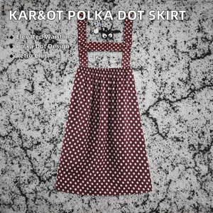 2025 Autumn New Casual Simple Versatile Natural Waist <b>A</b>-<b>line</b> Long <b>Skirt</b> Solid Breathable Zipper <b>Knee</b>-<b>Length</b> 8575082 - Product Image 2