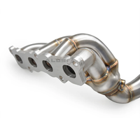 Collecteur d'échappement 4-into-1 en acier SUS304 soudé TIG, longueurs égales, pour Ford Fiesta MK7 1.6L Duratec Ti-VCT 2008-2013