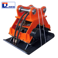 Compacteur de sol vibrant hydraulique pour mini-excavatrice, adapté aux excavatrices de 1,5 à 6 tonnes