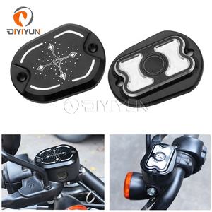 Couvercle <span class=keywords><strong>de</strong></span> maître-<span class=keywords><strong>cylindre</strong></span> <span class=keywords><strong>de</strong></span> <span class=keywords><strong>frein</strong></span> <span class=keywords><strong>de</strong></span> moto pour <span class=keywords><strong>Harley</strong></span> Sportster XL883 1200 Iron 72 48 Nightster Roadster 05-14 - Product Image 2