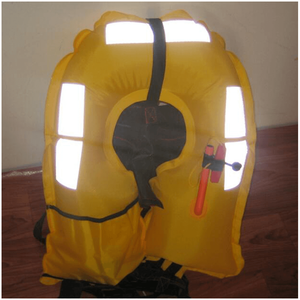 <span class=keywords><strong>Gilet</strong></span> <span class=keywords><strong>de</strong></span> <span class=keywords><strong>sauvetage</strong></span> gonflable <span class=keywords><strong>jaune</strong></span> 150N pour sports nautiques et gilets <span class=keywords><strong>de</strong></span> sécurité - Product Image 2