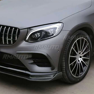 1 Paire de Canards Avant en Fibre de Carbone, Spoiler de Pare-chocs, Garniture de Phare Antibrouillard, Kit Carrosserie Compatible avec Mercedes-Benz GLC43 260 300 W253 2017-2019 - Product Image 6
