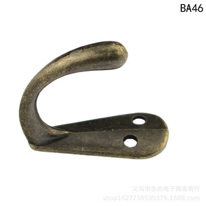 Antique Style Zinc Alloy <b>Wardrobe</b> Hook Ba46 Wall Mount 36mm Height <b>Small</b> Single Hook For Closet Storage - Product Image 2