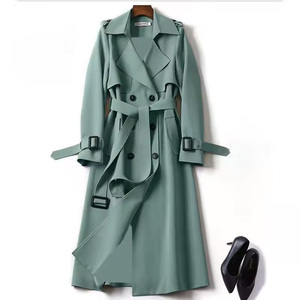 2025 Windbreaker Women's Mid-length <strong>Spring</strong> <strong>and</strong> <strong>Autumn</strong> <strong>New</strong> Korean Version Popular British Wind Coat Women - Product Image 5