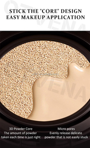 OTVENA Individuelles Logo OEM Cushion Foundation Volldeckende CC-Creme Wasserfest Mehrfarbig Private Label Kosmetik - Product Image 4
