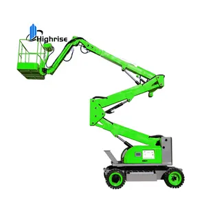 Thủy lực di động bùng nổ Lift cong cánh tay thang máy towable theo dõi Spider tự hành khớp nối Lift