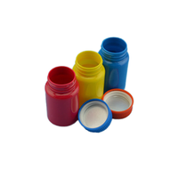Bouteille en plastique PET de qualité alimentaire de 150ml avec bouchon à vis pour médicaments liquides et emballage de pilules avec logo personnalisé en option