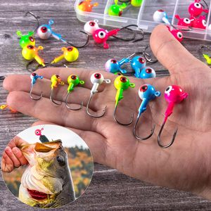 Lot de 50 hameçons de pêche 0,8g 1,75g 3,5g 5g, têtes de jig pour crappie, hameçons de pêche en plomb, jighead pour eau salée, hameçons pour vers - Product Image 3