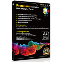 Papel de transferencia de calor por sublimación M R.R Premium para EPSON y Sawgrass 105gsm A4 8,25 ''X 11,69'',100 hojas por paquete