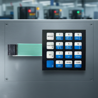 ISO 9001 Factory Custom Durable Waterproof Pet Acrylic PC Panel Membrane Switch for Electric Equipment Automatic Instruments