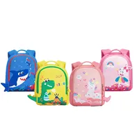 Cartoon Animal Plush Backpacks for Kids, Monkey, Mouse