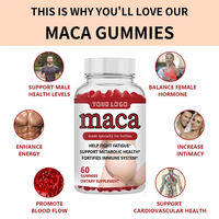 Bonbons Gommeux Bio au Maca Riches en Acides Aminés, Vitamines et Antioxydants – Énergie, Vitalité pour Hommes et Femmes, et Amélioration des Fesses chez la Femme Adulte