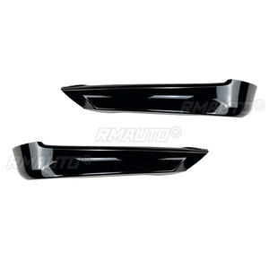 Kit carrosserie tuning noir brillant pour pare-chocs avant, lèvre de spoiler et diffuseur pour BMW Série 3 E90 E91 320i 330i 2005-2008 - Product Image 2