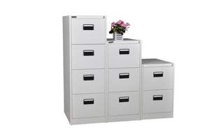 เฟอร์นิเจอร์สำนักงานดัชนีบัตรโลหะตู้/เหล็ก4ลิ้นชักแนวตั้งตู้เก็บเอกสาร - Product Image 6