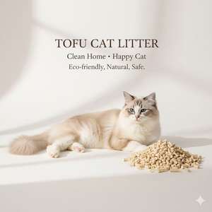 Fabrik-Großhandel Premium Rosen-Duft Biologisch Abbaubare Spülbare 100% Natürliche Hochwertige Tofu-Katzenstreu - Product Image 3