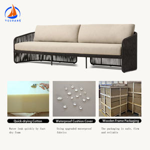Muebles de lujo con ratán americano Bali moda beige <span class=keywords><strong>Toronto</strong></span> mimbre zeen sofá personalizado muebles de ratán - Product Image 2
