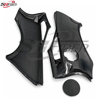 C7 modifié avec des ailes arrière larges en fibre de carbone Z06 et un bouchon de réservoir de carburant, pour Corvette C7 2014-2019
