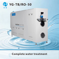 YONG GUAN YG-TB/RO-50 Mini station d'épuration d'eau intégrée 50L/h Système à membrane céramique Purificateur d'eau potable domestique 2-en-1 220V 1