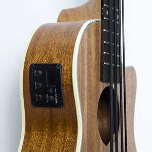 Bajo Acústico Eléctrico de 30 Pulgadas, Bajo Ukulele Portátil de Tamaño Pequeño, Bajo de Viaje para Principiantes, Venta al por Mayor de Fábrica OEM - Product Image 3