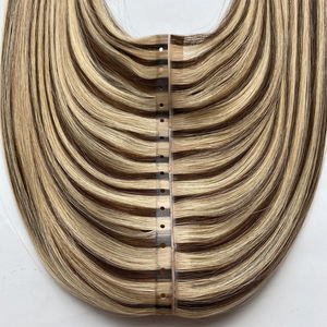 2026 Haiyi Hair Qualité Supérieure Trame <span class=keywords><strong>XO</strong></span> sans colle, sans ruban adhésif ni couture, peut être coupée, rangée de perles discrète - Product Image 4