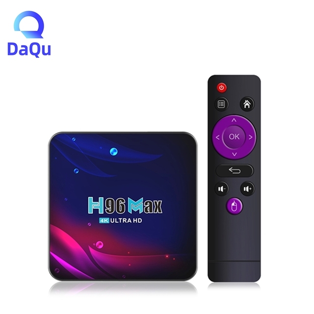 2022 Newest Android 11 OS Set Top Box H96 Max V11 RK3318 2G 4G RAM 4K Smart TV BOX Dual Band WIFI OTT TV BOX Media Player