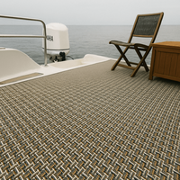 Plancher en caoutchouc de pont de bateau sûr Tapis marin bleu Plancher de pont de bateau Plancher de bateau en mousse