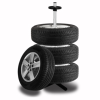 Support de rangement pour pneus de moto à 5 niveaux, support de rangement pour pneus de roue, support de rangement pour jantes, présentoir de pneus de moto