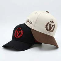 Casquettes de baseball classiques personnalisées avec logo brodé 3D, 5 panneaux, en coton, à visière incurvée, pour homme