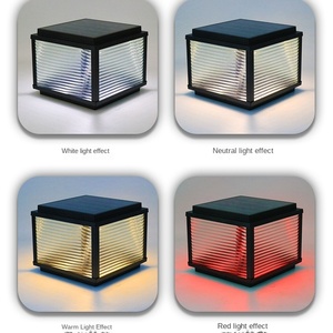 โคมไฟเสาโซลาร์เซลล์ LED สำหรับภายนอกอาคาร IP65 แสงวอร์มไวท์ 2700K โคมอะคริลิค ขั้ว E27 ติดตั้งแบบฝัง ตัวโคมสีบรอนซ์ ใช้งานได้นาน 50000 ชั่วโมง ปรับความสว่างได้ Ra80 - Product Image 4