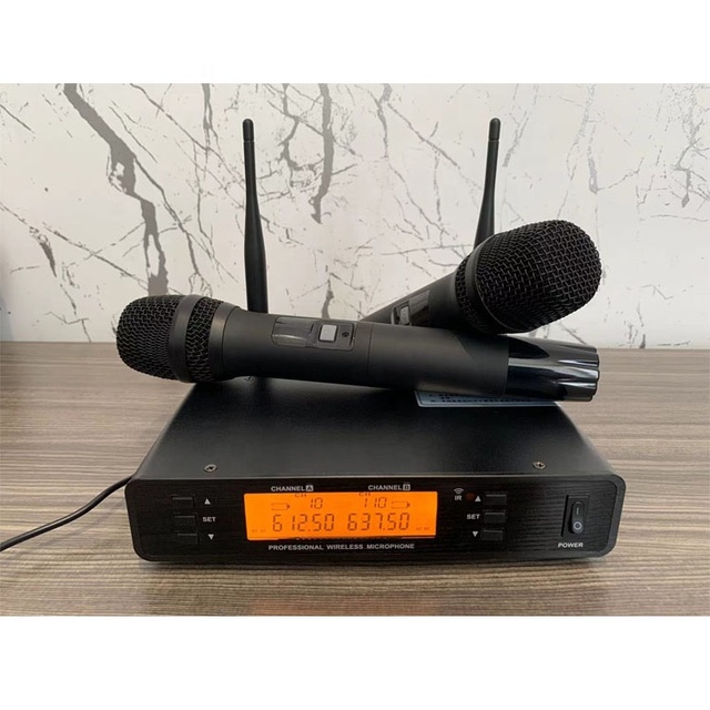 KT-320 Uhf 200 Frequency Point Dual Channel Handheld Microphone Wireless