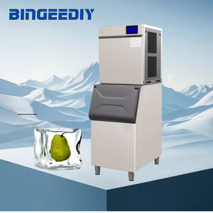 Machine à <span class=keywords><strong>glaçons</strong></span> commerciale haut de gamme 160 kg/24h, production rapide, pour entreprises et congélateurs industriels - Product Image 3