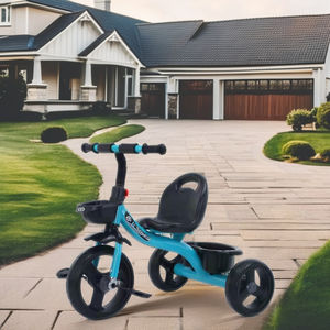 Tricycle à pédale pour enfants, <span class=keywords><strong>2022</strong></span>, Offre Spéciale, usine, jouets à la mode, tricycle à 3 roues, impression personnalisée, vélos pour bébés - Product Image 2