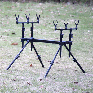 ขาตั้งคันเบ็ดตกปลาแบบปรับได้ ยืดหดได้ 3 หัว อลูมิเนียม - Product Image 5