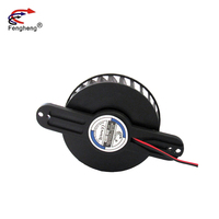 Ventilateur d'extraction industriel 92x92x25mm DC 12V/24V, moteur centrifuge à roulement à billes haute pression avec support