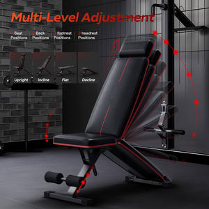 <span class=keywords><strong>Banc</strong></span> de musculation réglable Wellshow avec appui-tête et soutien <span class=keywords><strong>lombaire</strong></span> réglables, <span class=keywords><strong>banc</strong></span> de musculation inclinable pour abdominaux pour salle de sport à domicile - Product Image 3