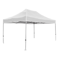 Tente pliante publicitaire personnalisée MEET JOY 10x20 en aluminium pour événements, avec toit, pour salons professionnels