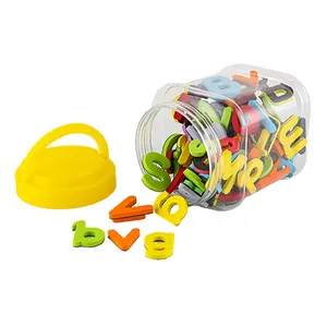批发定制磁铁教育玩具3D EVA泡沫磁性字母和数字塑料冰箱磁铁字母