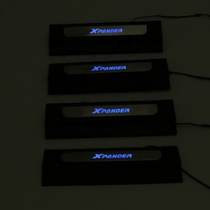 WZXD New Arrival <b>Door</b> Sill Guards <b>Door</b> Sill <b>Plate</b> With LED Black Steel 2018-2022 for Xpander - Product Image 6