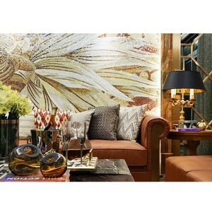 Soggiorno muro <span class=keywords><strong>di</strong></span> pietra piastrelle <span class=keywords><strong>di</strong></span> arte murale marmo modello mosaico <span class=keywords><strong>di</strong></span> immagini - Product Image 1