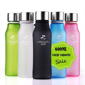 Botella de Agua Esmerilada Libre de BPA Aprobada por la FDA con Tapa de Plástico y Correa, Botella Reutilizable a Prueba de Fugas para la Escuela, Logotipo Personalizado - Product Image 6