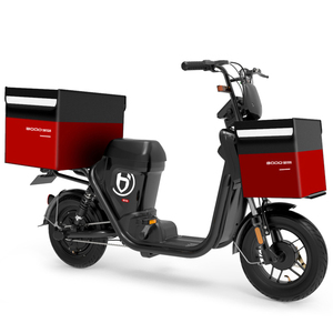 Two cargo box two shelf 48V 400W electric delivery bike for Takeaway/Pizza