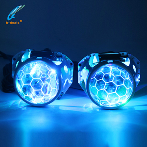 Lente de Proyector HID de 3.0 Pulgadas con Película Azul Honeycomb <span class=keywords><strong>H</strong></span>.ella 5 para Faros Delanteros - Product Image 6