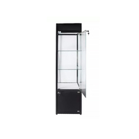Vitrine de présentation de trophées faite à la main avec vitrine en verre transparent personnalisée, vision complète, verrouillable, en verre trempé